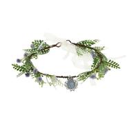 Mikikit Coroncina Blu Vintage per e Ragazze Fascia Boho per Matrimoni Feste Cosplay e Celebrazioni Speciali