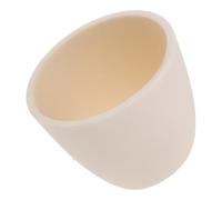 Mikikit Crogiolo in Ceramica Curva 40 Ml 99% Ossido di Alluminio Resistente alle Alte Temperature per Ricerca e Analisi di Laboratorio