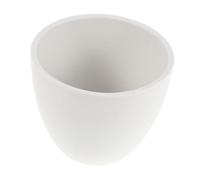 Mikikit Crogiolo per Fusione Oro e Argento Bianco Ceramico da 150ml Resistenza Termica Elevata e Processo di Sinterizzazione di Precisione Adatto alla Fusione di Metalli