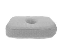 Mikikit Cuscino per Piercing All'orecchio in Memory Foam Ergonomico con Foro per Ridurre Rischio di Infezione, Facile da Pulire, la Cura Post-foratura a Casa