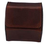 Mikikit Custodia Da Viaggio Per Orologi in Pelle Rotolo Design Esagonale Retrò Protezione Da Urti Interno Morbido Organizer Per Gioielli Per Uomo e Donna