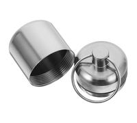 Mikikit Custodia per Tappi le Orecchie Design Multifunzionale in Lega di Alluminio Resistente, Organizer Portatile per Protezione Antirumore Durante Concerti