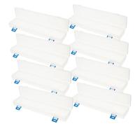 Mikikit Custodia Trasparente per Pennarelli da Pittura e Pennelli Acquerellabili, Set da 8 Pezzi, Portapennelli Portatile Divisori, Organizer per Studenti e Artisti, per Scuola, Casa