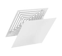 Mikikit Deflettore Condizionatore Quadrato per Soffitto Facile da Installare Ottimizza Raffreddamento Adatto a Casa e Ufficio Deflettore per Centrale