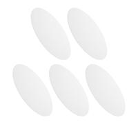 Mikikit Diffusore per Paralume Rotondo 10cm in Acrilico, 5 Pezzi, Installazione Facile per Lampade da Soffitto a LED in Ambienti Ricreativi