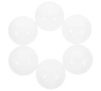 Mikikit Diffusori Testa Piatta in PC Mezza Forma Antiappannamento 6 Pezzi Piastre Bianche per Lampade LED Accessori per Apparecchi di Illuminazione da Soffitto