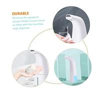 Mikikit Dispenser Automatico Touchless con Sensore Intelligente Contenitore Ricaricabile e Antiperdita Erogatore Schiumogeno Bianco per Semplice e Decorativo