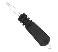 Mikikit Dispositivo Ausilio per Bottoni e Tiralampo in Ferro e Plastica ABS, Facile da Usare Mano, Impugnatura Ergonomica, per Anziani e Persone Difficoltà Motorie