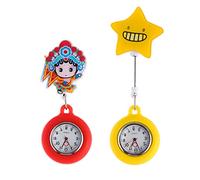 Mikikit Distintivo 2 Pezzi Per Unisex Decorazione Tascabile Movimento Retrattile Adulti Allattamento Cartone Animato Bambini Modello Di Temporizzazione Squisito A Stella Adorabile