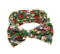 Mikikit Fasce Per Chioma Bambina Fiocco Stampato, Set Da 3 Pezzi, Tessuto Elasticizzato Morbido, Taglia Unica Regolabile, Accessori Chioma Per Bambini, Copricapo Alla Moda Per Uso Quotidiano