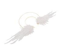 Mikikit Fascia Angelica con Decorazioni Celesti per Donne Corona da Sposa Leggera e Confortevole per Costume Rinascimentale Accessorio Multifunzione per Halloween e Feste Tema