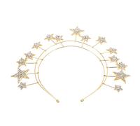 Mikikit Fascia per Sposa con Stelle e Accessorio per Matrimonio per Cerimonie Feste e Speciali Look e per Sposi e Invitate