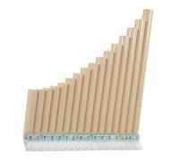 Mikikit Flauto di Pan in Resina Abs Bianco, 16 Canne, Strumento Musicale e Studenti, senza Odore, Esercita la Coordinazione e L'abilità Manuale per Educazione Musicale