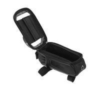 Mikikit Frontale per Bici con Touch Trasparente Cellulare Tpu per Manubrio Design Riflettente per Sicurezza Notturna con Tasche Laterali Multiple Compatibile