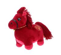 Mikikit Horse Soft Toy Plush Chinese Zodiac Horse Doll Mascot Soft Lightweight Farm Animal Toy For Year Decor And Party Favor