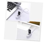 Mikikit Hub Multiporta USB 3a Bianco in Plastica, Caricatore Multifunzione Compatto Prolunga da 0,25m per Applicazioni Desktop a Casa