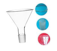 Mikikit Imbuto Triangolare in Vetro Resistente per Laboratorio Spesso Riutilizzabile e Facile da Pulire per Chimica e Trasferimento Liquidi in Piccole Bottiglie