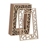 Mikikit in Miniatura in Legno per Case delle 8 Pezzi Accessori da Te per Decorazioni Mini Case dell'Architettura