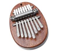 Mikikit Kalimba Mini in Legno Pianoforte a Pollice Portatile 8 Note Strumento Musicale per Principianti e Adulti Creativo Piccolo Pianoforte a Dita