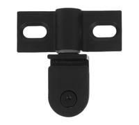 Mikikit Kit Cerniere per Porta Doccia in Acciaio Inossidabile Nero, Design Moderno e Minimalista, Alta Stabilità e Riduzione delle Vibrazioni per Bagno Contemporaneo