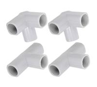 Mikikit Kit Connettori a t Per Box Per Ragazzo Ragazza, 4 Pezzi in Acciaio Robusto, Accessori Di Ricambio Per Recinti Gioco Sicuri e Ampliabili, Montaggio Facile Per Aree Protette Interne