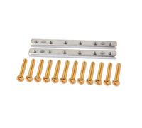 Mikikit Kit per Pickup Humbucker Doppio Cupronickel Parti Ricambio per Chitarra Elettrica Include Base Bobine e Copertura per Personalizzazione e Prestazioni Superiori