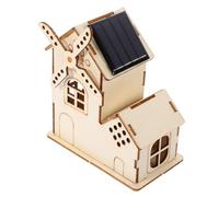 Mikikit Kit Solare da Te per Mulino Vento Legno Educativo Esperimenti Scientifici per Sviluppo Del Indipendente e Regalo Compleanno
