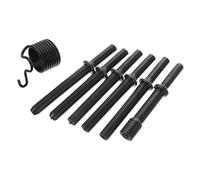 Mikikit Kit Utensile per Rivetti Pneumatico Air Rivet Bit, Punta per Martello a Scalpello, Acciaio Inossidabile, Argento, per Rivettatrice Pneumatica e Martello ad Aria