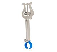 Mikikit Leggio per Spartiti Tromba Portatile in Argento Supporto Robusto e Durevole per Musica da Studio e Performance Esterne Design Compatto Facile da Trasportare