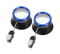 Mikikit Lente D'ingrandimento Clip 10x per Orologi e Gioielli, Kit 2 Pezzi in Lega di Alluminio, Strumenti Professionali per Riparazione Orologiaia ed Elettronica Fascia Ergonomica