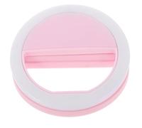 Mikikit Lucper Selfie Clip Led Design Per Smartphone e Tablet Illumina Viso Occhi Pratica Per Live Streaming e Videoconferenze