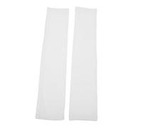 Mikikit Manicotti UV Protettivi Seta Gelata Maniche Estive Elastiche per Uomo e Donna Sole Traspiranti e Adatti Corsa Ciclismo e Pesca Taglia Colore Bianco