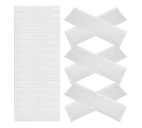 Mikikit Manicotto per Etichette in Pvc Trasparente 20 Pezzi Tasche Adesive per Facile Identificazione e Recupero Documenti in Ufficio