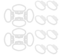 Mikikit Maniglia ad Anello per Carillon a Corda da Tirare Accessorio di Ricambio in Materiale PP Resistente Compatibile Tutti i Carillon per Set da 20 Pezzi per Riparazione e