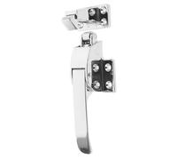 Mikikit Maniglia Stile Metallo Superficie Porta Congelatore per e Argento Lucida Liscia Set 1 Minimalista, per Accessori Frigorifero e Congelatori