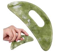 Mikikit Massaggiatore Gua Sha Strumento per Massaggio Viso Occhi Collo Modellatore Mandibola Raschietto Manuale Board Levigato Comfortabile Versatile