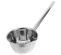 Mikikit Mestolo Grande per Acqua in Acciaio Inossidabile Manico lungo 35 Cm, Paletta per Acqua da Cucina e Giardino, Utensile Resistente alla Corrosione per Ristorante, Mensa e Uso