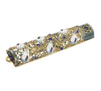 Mikikit Mezuzah Ebraica per Porta con Pergamena Sacra, Custodia in Legno Resistente e Decorazione Religiosa per Ingresso Casa Ebraica