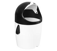 Mikikit Mini Pattumiera con Coperchio Ribalta Contenitore Portatile per Rifiuti da Scrivania Auto e Casa Bidoncino Compatto per Bagno Ufficio e Camera