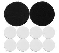 Mikikit Nastri Autoadesivi in Nylon 50 Pezzi Chiusura a Strappo Rotonda 5Cm Adesivi a Punti per Fissaggio Tappeti e Superfici per Casa Ufficio Aule e Viaggi