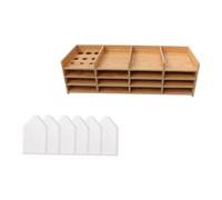 Mikikit Organizer per Pittura Diamante con Vassoio per Strumenti e Perline Supporto per Accessori Arte Diamantata Art per Ricamo e Craft