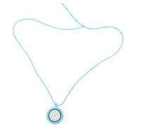 Mikikit Orologio Da Collo in Silicone Azzurro Cordino Da Appendere Per Infermieri, Orologio Al Quarzo Mini Tascabile Per Guardia Medica e Uso Professionale