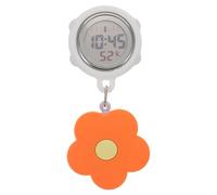 Mikikit Orologio Digitale da Infermiera Luminoso Clip Retrattile, Leggero e Resistente in Lega e Silicone, per Attività Cliniche e Ospedaliere