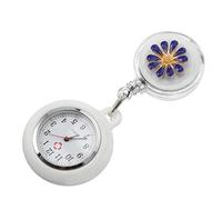 Mikikit Orologio Infermiera Elegante Con Clip Orologio Fob Lega Creativa Per Medici e Infermieri Facile Da Leggere e Leggero Per Colleghe e Amici