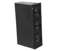 Mikikit Pannello Frontale Pc Altoparlante Surround Stereo per Case Computer Altoparlante Frontale Microfono Integrato Nero Design Elegante Facile da Installare