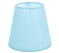 Mikikit Paralume in Lino Piccolo Retrò per Lampade a Sospensione da Tavolo, Coprilampada Vintage Azzurro Chiaro, Accessorio Decorativo per Soggiorno e Camera da Letto