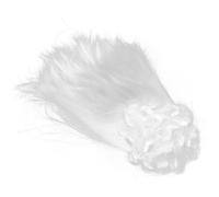 Mikikit Parrucca da Giudice Bianca Lunga in Seta K e Confortevole per Masquerade e Prom Costume Accessorio Elegante