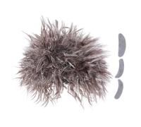 Mikikit Parrucca da Scienziato Pazzo Marrone Baffi Adesivi e Sopracciglia, Set Versatile per Costume di Halloween e Feste a Tema, Materiale K Wire, Adatto a Adulti e Bambini