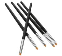 Mikikit Pennello Per Lifting Ciglia Set 5 Pezzi Fibra Legno Compatto Per Applicare Balsamo Colla Strumenti Professionali Per Laminazione Ciglia Uso Casa e Viaggio Donna