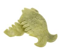 Mikikit Pettine per Massaggio Larghi 2pezzi Chioma in Jade Naturale per Rilassamento e Dalla Tensione Muscolare, per Domestico Capelluto
